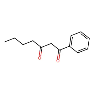 1-(Phenyl)-1,3-heptanedione structure