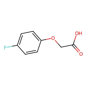 4-Fluorophenoxyacetic acid structure