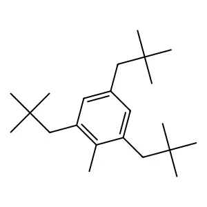 1,3,5-Tris(2,2-dimethylpropyl)-2-methylbenzene structure
