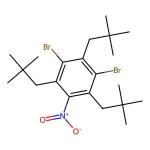 1,3-Dibromo-2,4,6-tris(2,2-dimethylpropyl)-5-nitrobenzene structure