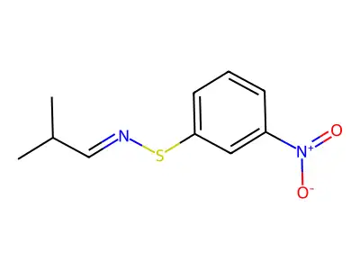 2-methyl-N-(3-nitrophenyl)sulfanylpropan-1-imine structure