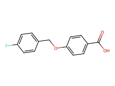 4-(4-Fluoro-benzyloxy)-benzoic acid structure