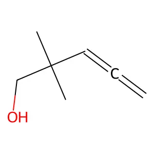 3,4-Pentadien-1-ol, 2,2-dimethyl- structure