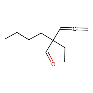 2-Ethyl-2-propadienylhexanal structure