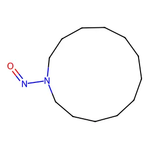 1-Nitrosoazacyclotridecane structure