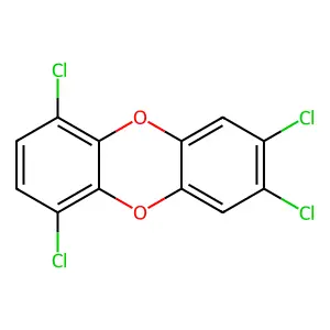 1,4,7,8-Tetrachlorodibenzo-p-dioxin structure