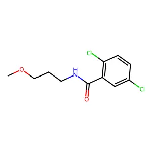 2,5-dichloro-N-(3-methoxypropyl)benzamide structure
