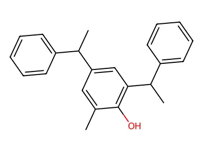 4,6-Bis(1-phenylethyl)-o-cresol structure