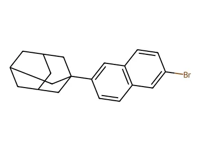 1-(6-Bromonaphthalen-2-yl)adamantane structure