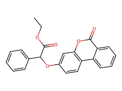 ethyl [(6-oxo-6H-benzo[c]chromen-3-yl)oxy](phenyl)acetate structure