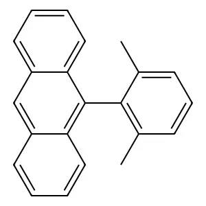 9-(2,6-Dimethylphenyl)anthracene structure
