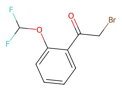 2-(Difluoromethoxy)phenacyl bromide structure