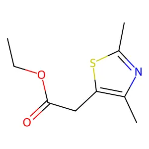Ethyl 2-(2,4-dimethylthiazol-5-yl)acetate structure