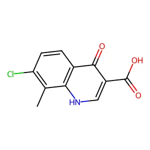 N-benzyl-8-(1,2,3,4,7,7-hexachloro-6-octyl-5-bicyclo[2.2.1]hept-2-enyl)octanamide structure