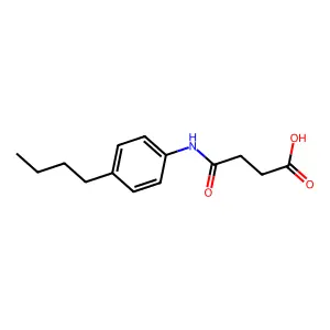 4-(4-Butylanilino)-4-oxobutanoic acid structure