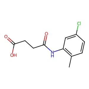 4-(5-Chloro-2-methylanilino)-4-oxobutanoic acid structure