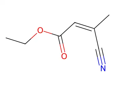 Ethyl 3-cyanobut-2-enoate structure
