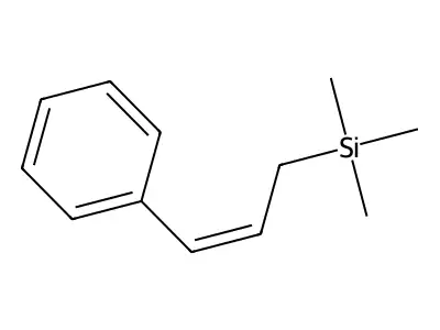 Silane, trimethyl(3-phenyl-2-propenyl)-, (Z)- structure