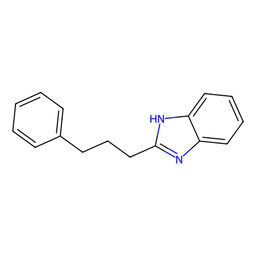2-(3-phenylpropyl)-1H-benzimidazole structure