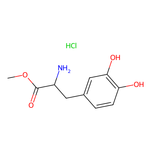 Dopamine, methyl ester structure