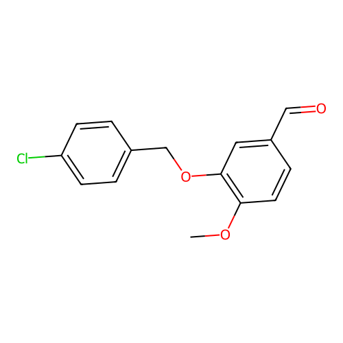 3-[(4-Chlorobenzyl)oxy]-4-methoxybenzaldehyde structure