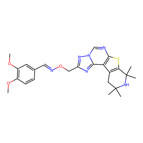 C24H28N6O3S structure