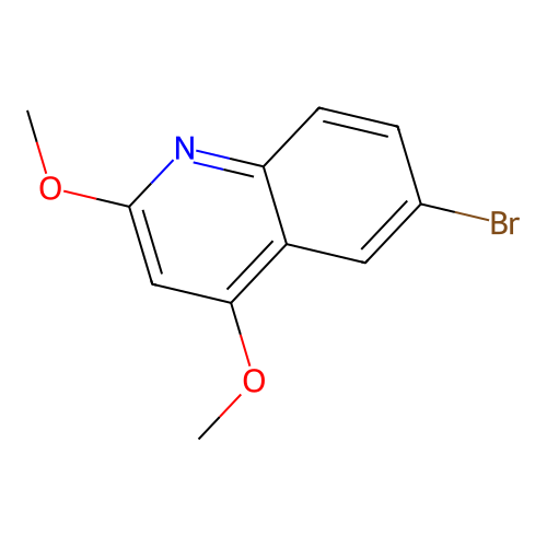 6-Bromo-2,4-dimethoxyquinoline structure