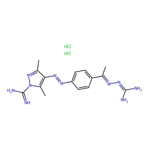 C15H20N10.2ClH structure