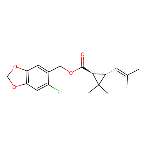 trans-Barthrin structure