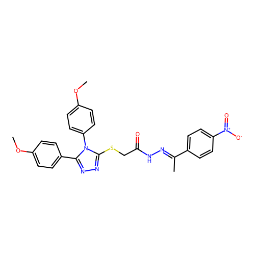 C26H24N6O5S structure