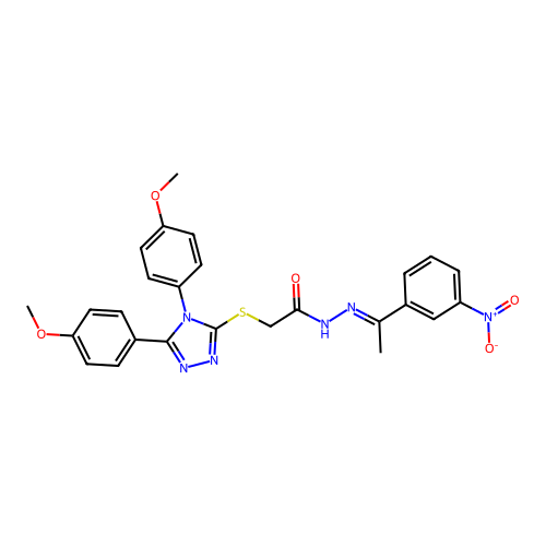 C26H24N6O5S structure