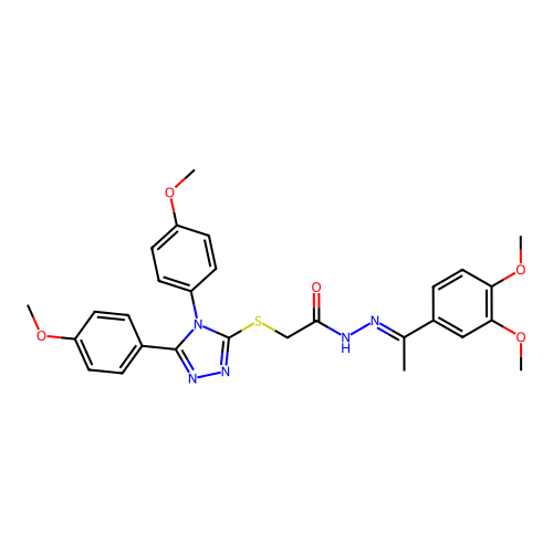C28H29N5O5S structure