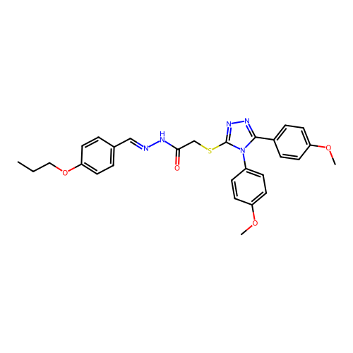 C28H29N5O4S structure