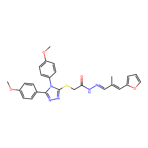 C26H25N5O4S structure
