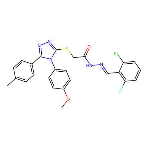 C25H21ClFN5O2S structure