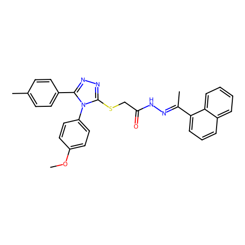 C30H27N5O2S structure