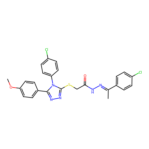 C25H21Cl2N5O2S structure