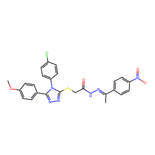 C25H21ClN6O4S structure