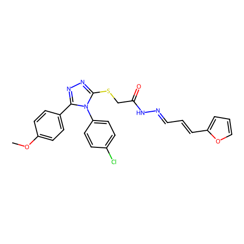 C24H20ClN5O3S structure