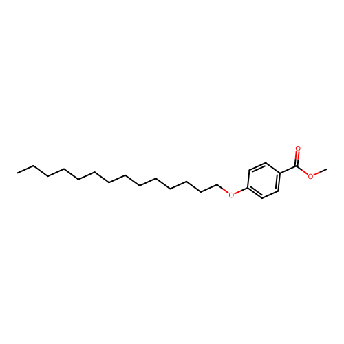 Methyl 4-(tetradecyloxy)benzoate structure