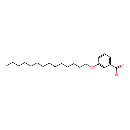 3-(Tetradecyloxy)benzoic acid structure