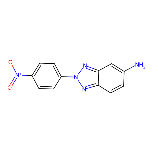 5-Amino-2-(4'-nitrophenyl)benzotri-azole structure