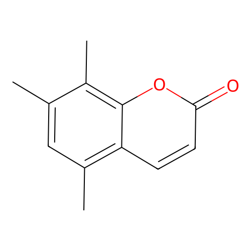 Coumarin, 5,7,8-trimethyl- structure