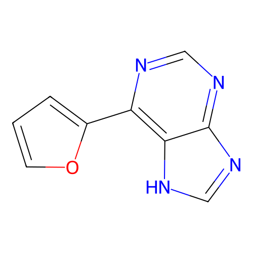 6-(2-furyl)-9H-purine structure