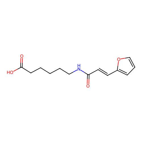 6-(3-Furan-2-yl-acryloylamino)-hexanoic acid structure