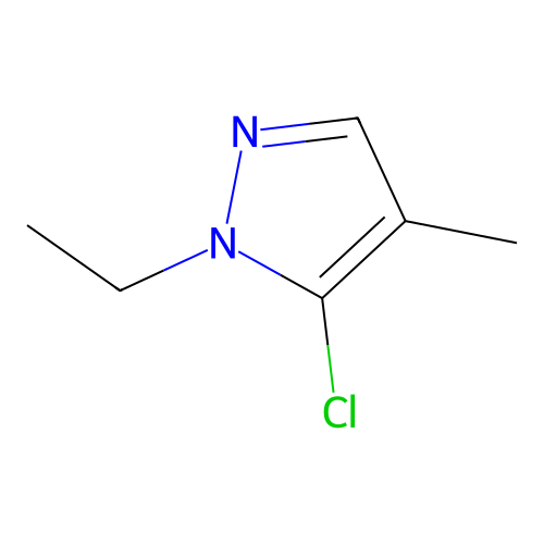 5-Chloro-1-ethyl-4-methylpyrazole structure
