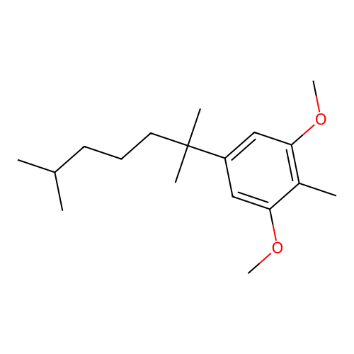 Benzene, 1,3-dimethoxy-2-methyl-5-(1,1,5-trimethylhexyl)- structure