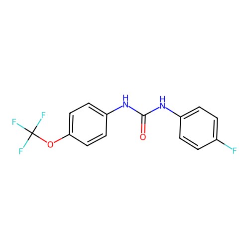 1-(4-Fluorophenyl)-3-[4-(trifluoromethoxy)phenyl]urea structure