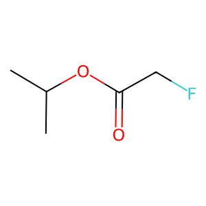 Acetic acid, fluoro-, isopropyl ester structure