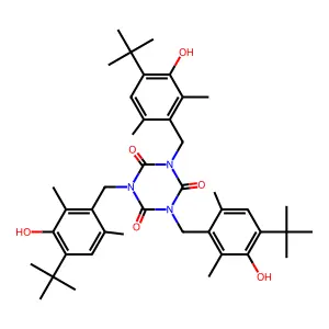 三(4-叔丁基-3-羟基-2,6-二甲基苄基)三聚氰酸 structure